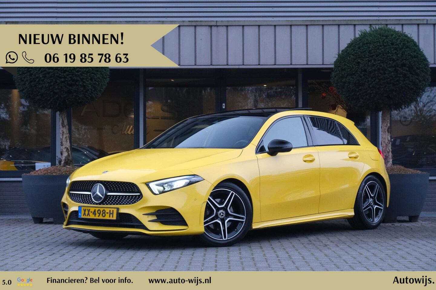 Mercedes-Benz A-klasse - AMG|Pano|Sfeerverlichting|NL Auto|Dab+ - AutoWereld.nl