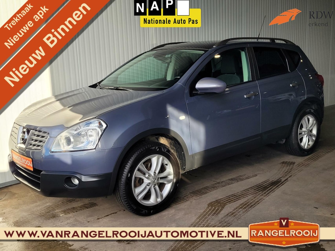 Nissan Qashqai - 2.0 4WD Automaat, trekh, pano, camera, clima, cruise, 17" lmv, navi - AutoWereld.nl