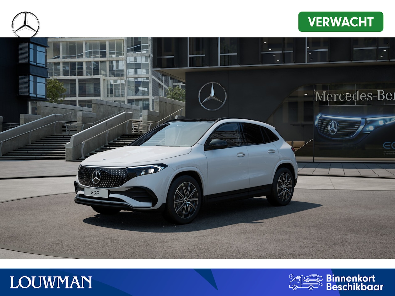 Mercedes-Benz EQA - 250+ AMG Line 71 kWh | Nightpakket | Parkeerpakket met achteruitrijcamera | KEYLESS-GO com - AutoWereld.nl