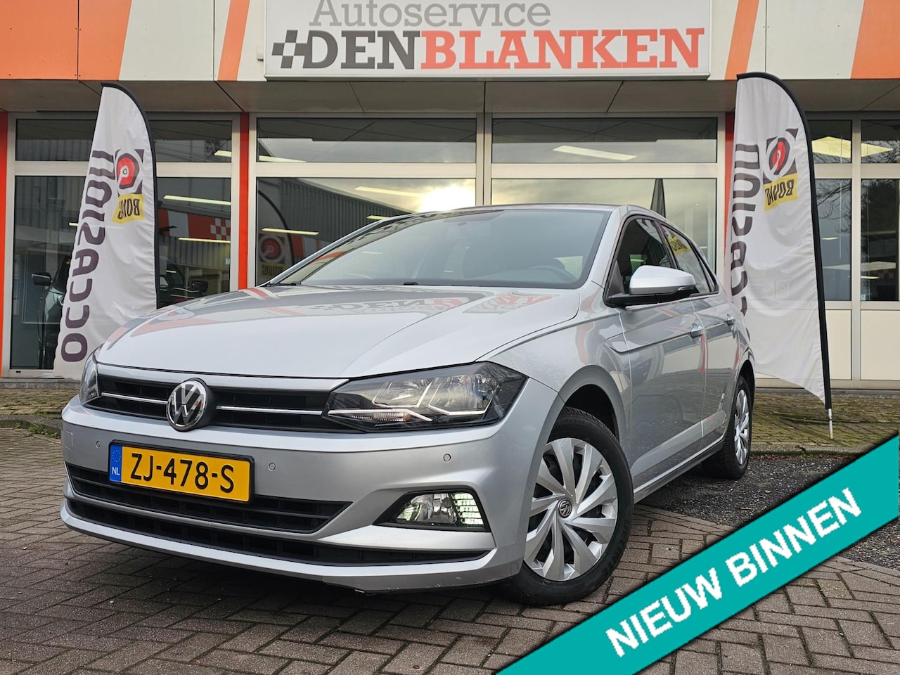 Volkswagen Polo - 1.0 TSI Comfortline BJ.2019 / Navi / Half Leder / Sportstoelen / Alarm / Pdc !! - AutoWereld.nl