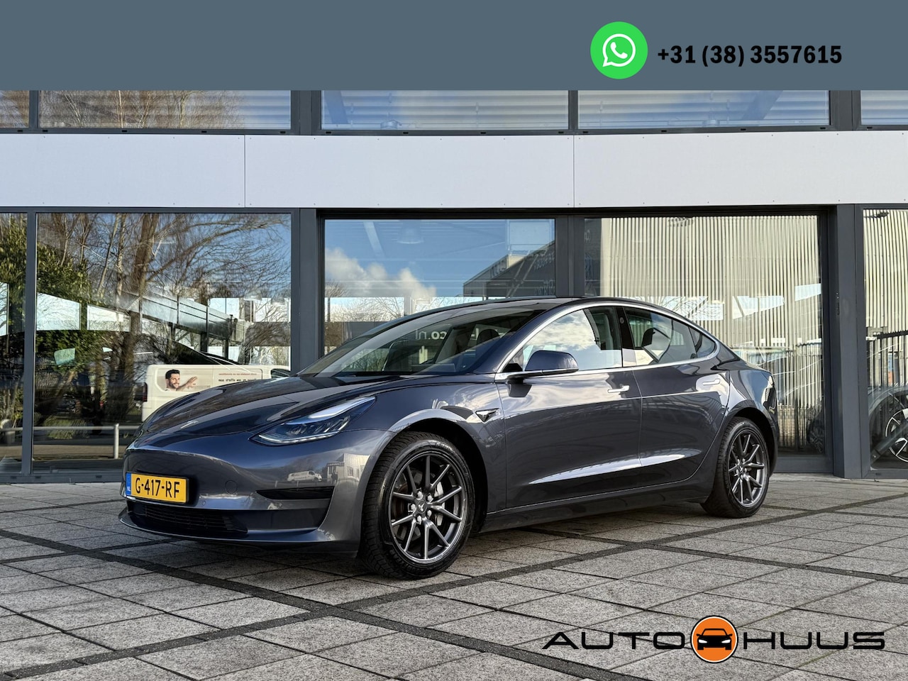 Tesla Model 3 - Range Plus Autopilot Panorama Leder Camera - AutoWereld.nl