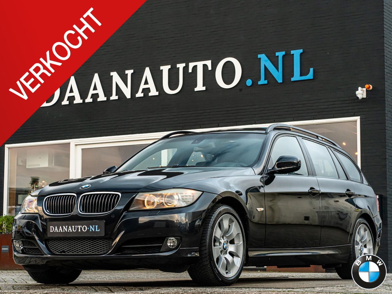 BMW 3-serie Touring - 325i M-Sport stuur Pano Stoelverw Leder - AutoWereld.nl