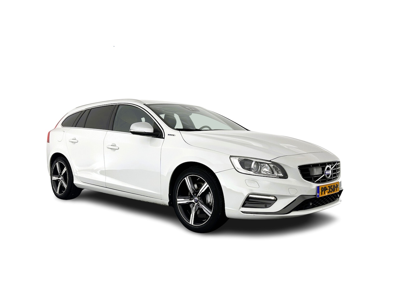 Volvo V60 - 2.4 D5 Twin Engine R-Design Aut. *ADAPTIVE-CRUISE | BLIS |  LEATHER-MICROFIBRE | XENON | N - AutoWereld.nl