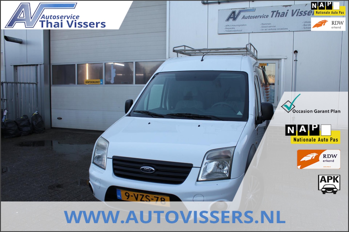 Ford Transit Connect - T230L 1.8 TDCi Airco Schuif Deur Apk 9-1-26 - AutoWereld.nl