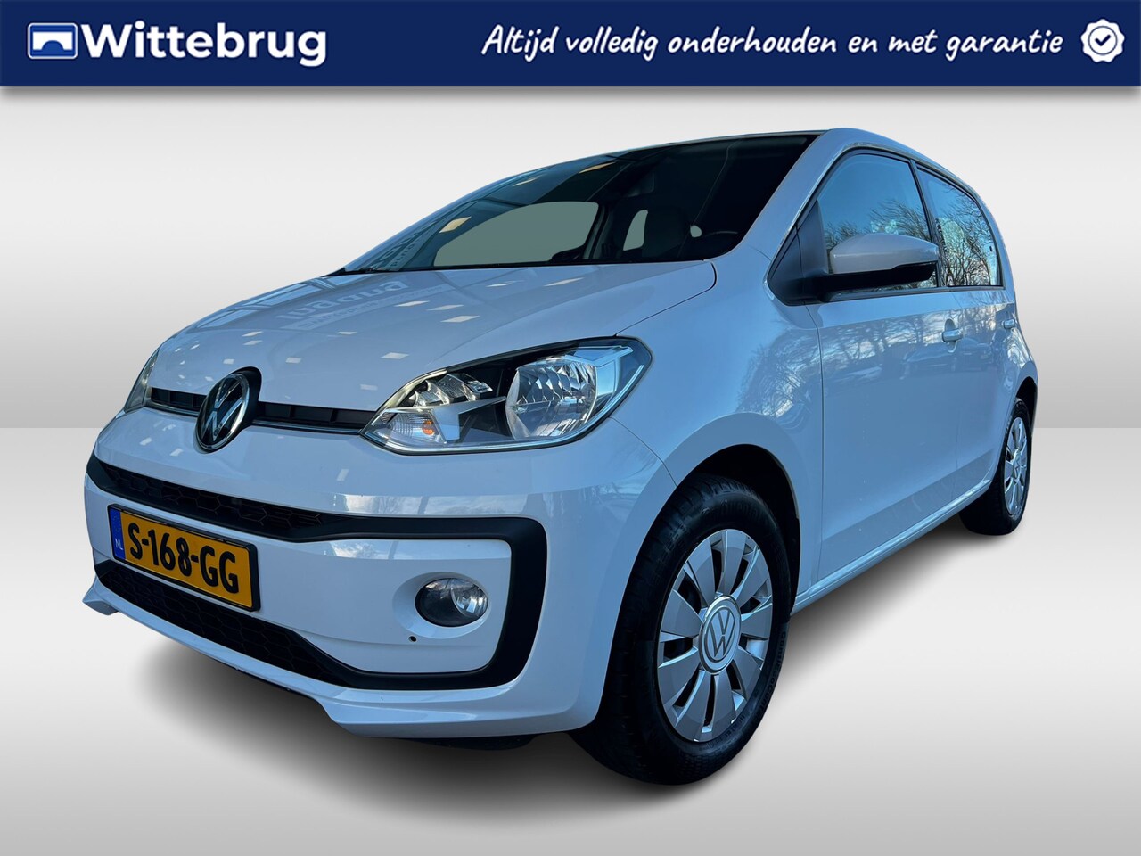 Volkswagen Up! - 1.0 / Voorstoelen verwarmd / Bluetooth / Multifunctioneel lederen stuurwiel / DAB+ / 12 ma - AutoWereld.nl