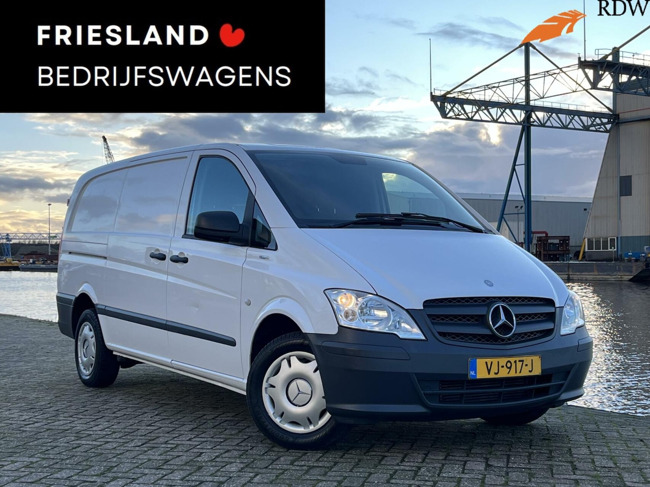 Mercedes-Benz Vito - Bestel 110 CDI 320 Functional Lang L2 3-pers Airco/Cruise/Bluetooth/Euro5/1e.Eigenaar - AutoWereld.nl