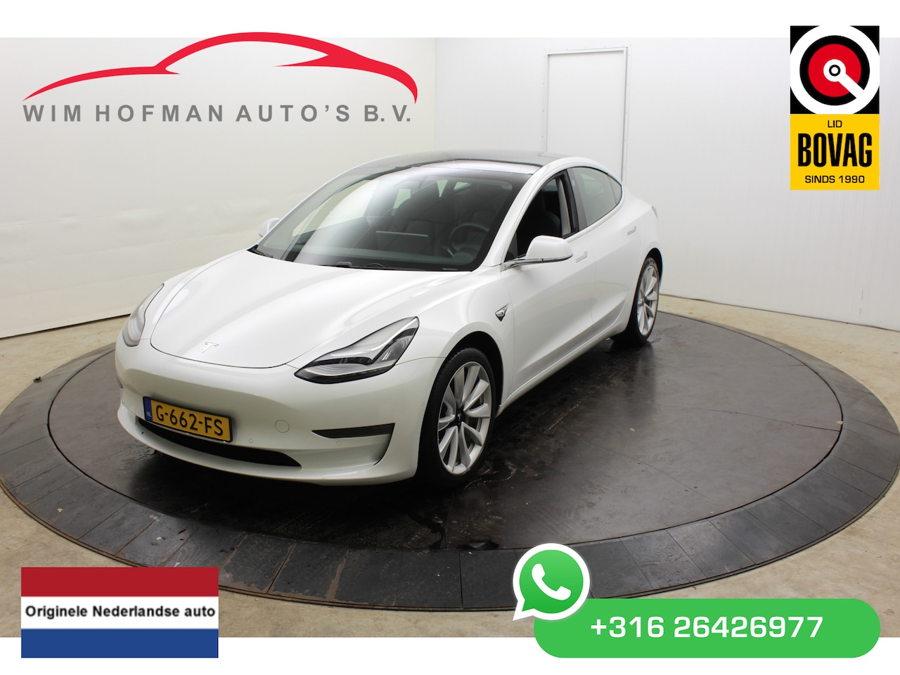 Tesla Model 3 - Long Range RWD Long Range AWD 75 kWh 351Pk Autopilot Leder Panodak Camera - AutoWereld.nl