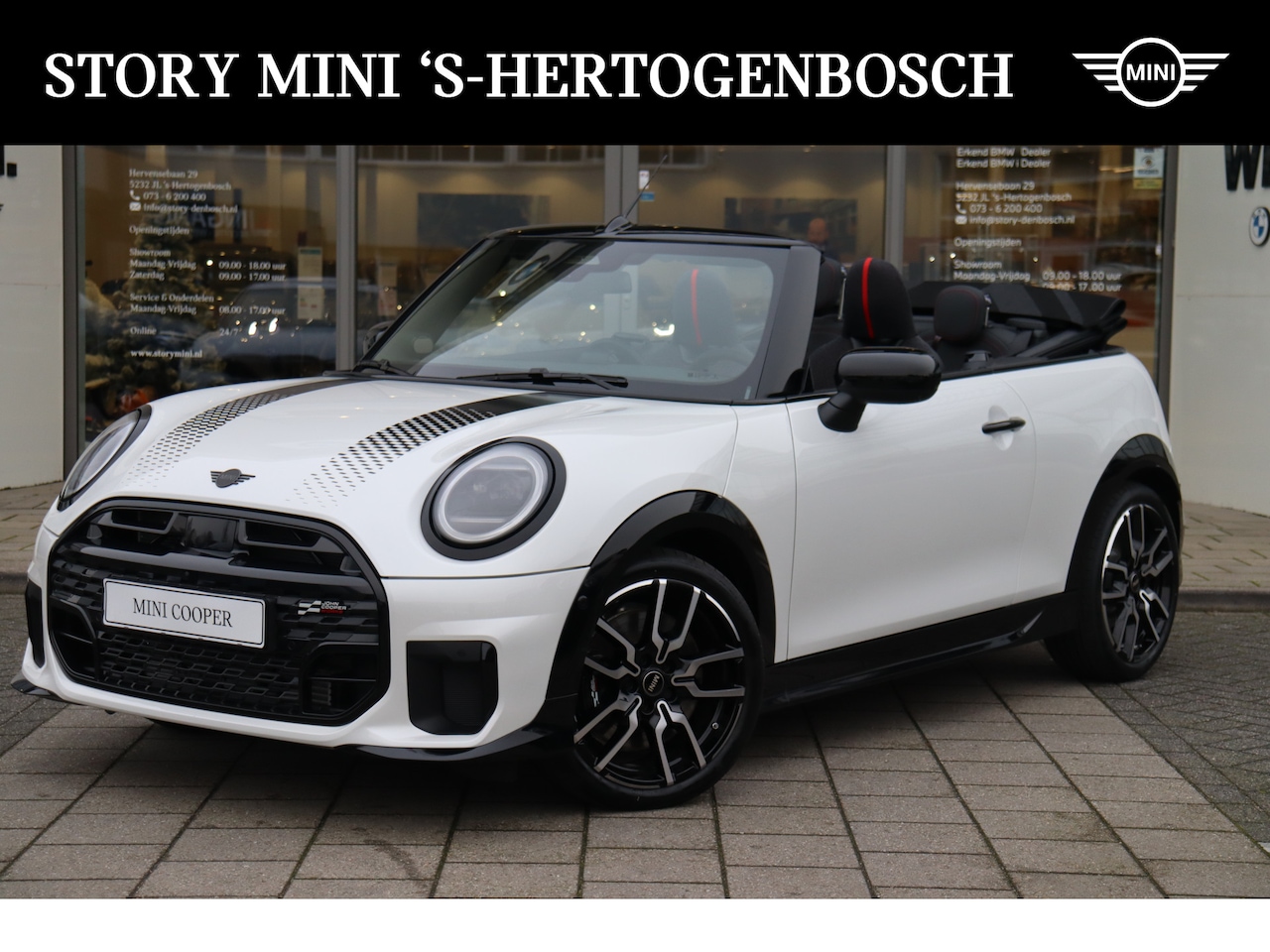 MINI Cabrio - S Automaat / John Cooper Works / Pakket XL / 18" JCW Lap Spoke 2-tone - AutoWereld.nl