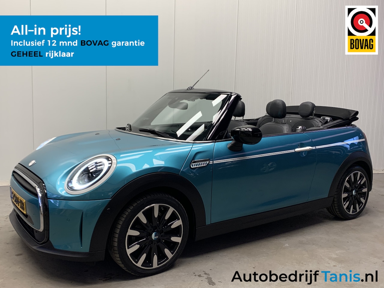 MINI Cabrio - Mini 1.5 Cooper Seaside Edition Automaat LEDER-NAVI-HARMAN KARDON-HEAD UP-CAMERA-LED - AutoWereld.nl