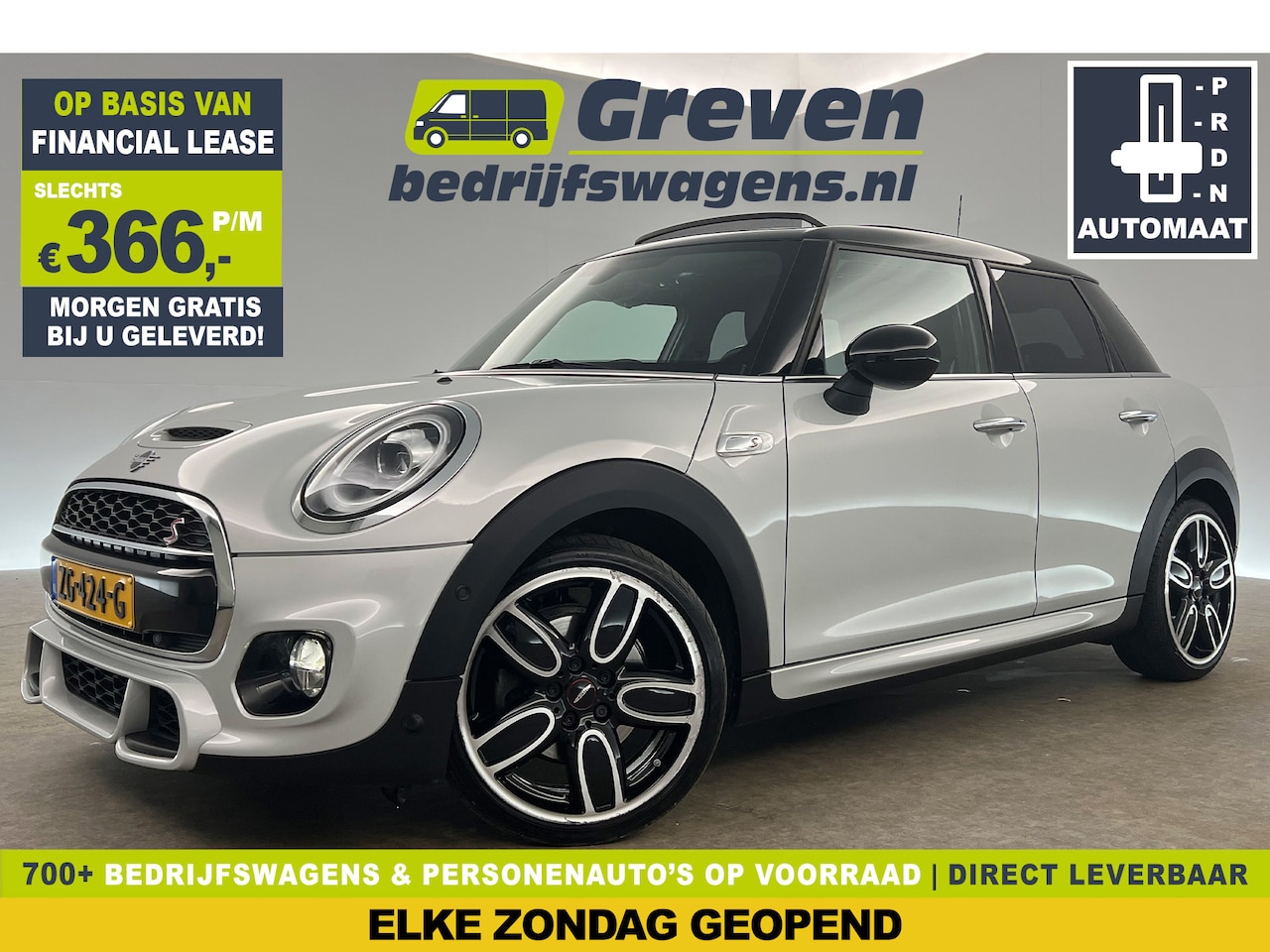 MINI Cooper S - 2.0 Cooper S Knightsbridge Edition 192PK Automaat Harman/Kardon Pano Clima LED Navigatie P - AutoWereld.nl