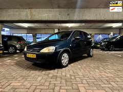 Opel Corsa - 1.0 | LAGE KM | ELEK. RAMEN | NWE APK | ZUINIG | NETJES | DONKER BLAUW