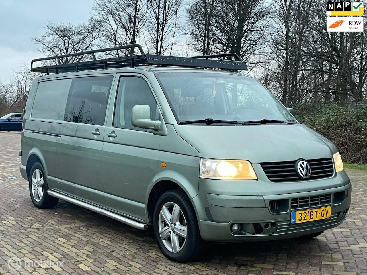 Volkswagen Transporter - 2.5 TDI 340 Budgetline DC Automaat - AutoWereld.nl