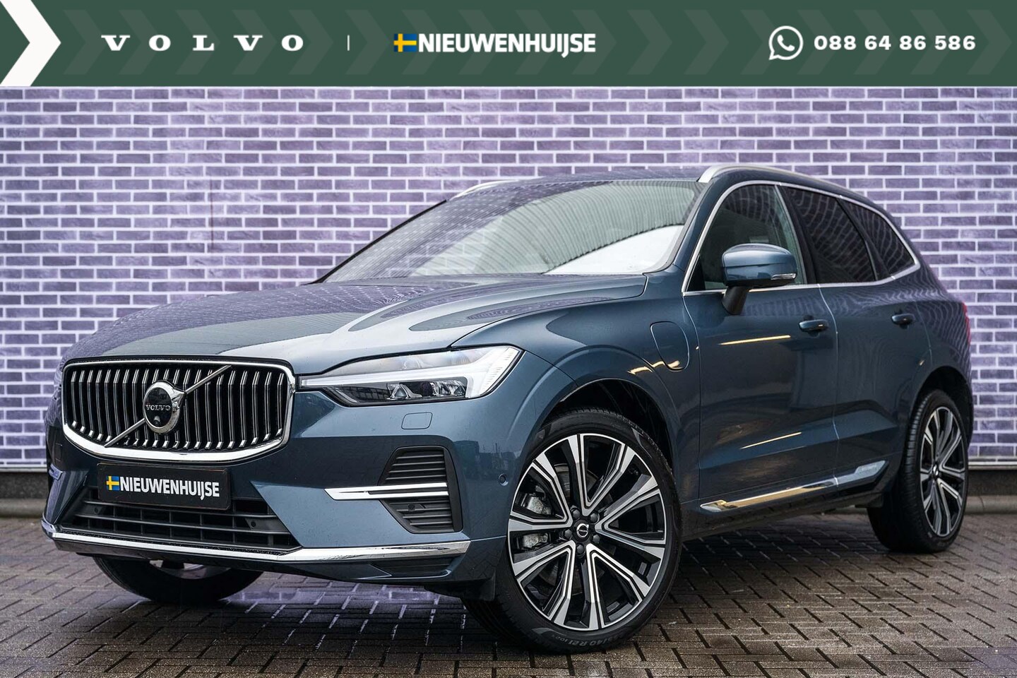 Volvo XC60 - T8 Plug-in hybrid AWD Ultimate Bright Long Range | 360º Camera | Head-up Display | Trekhaa - AutoWereld.nl