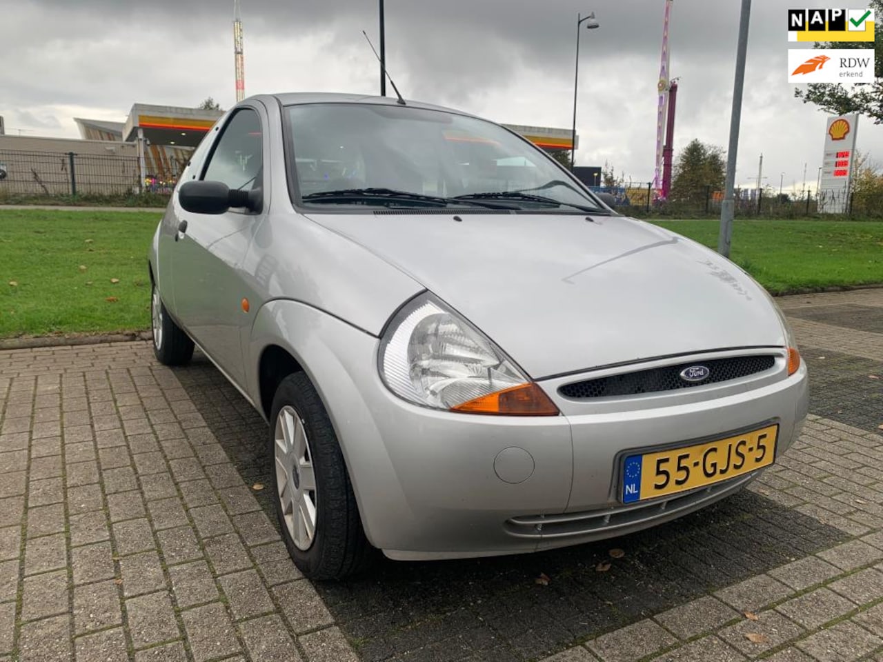 Ford Ka - 1.3 Cool & Sound 146xxx Km NAP Airco Elektr ramen Rijdt en schakelt perfect Bj 2008 - AutoWereld.nl