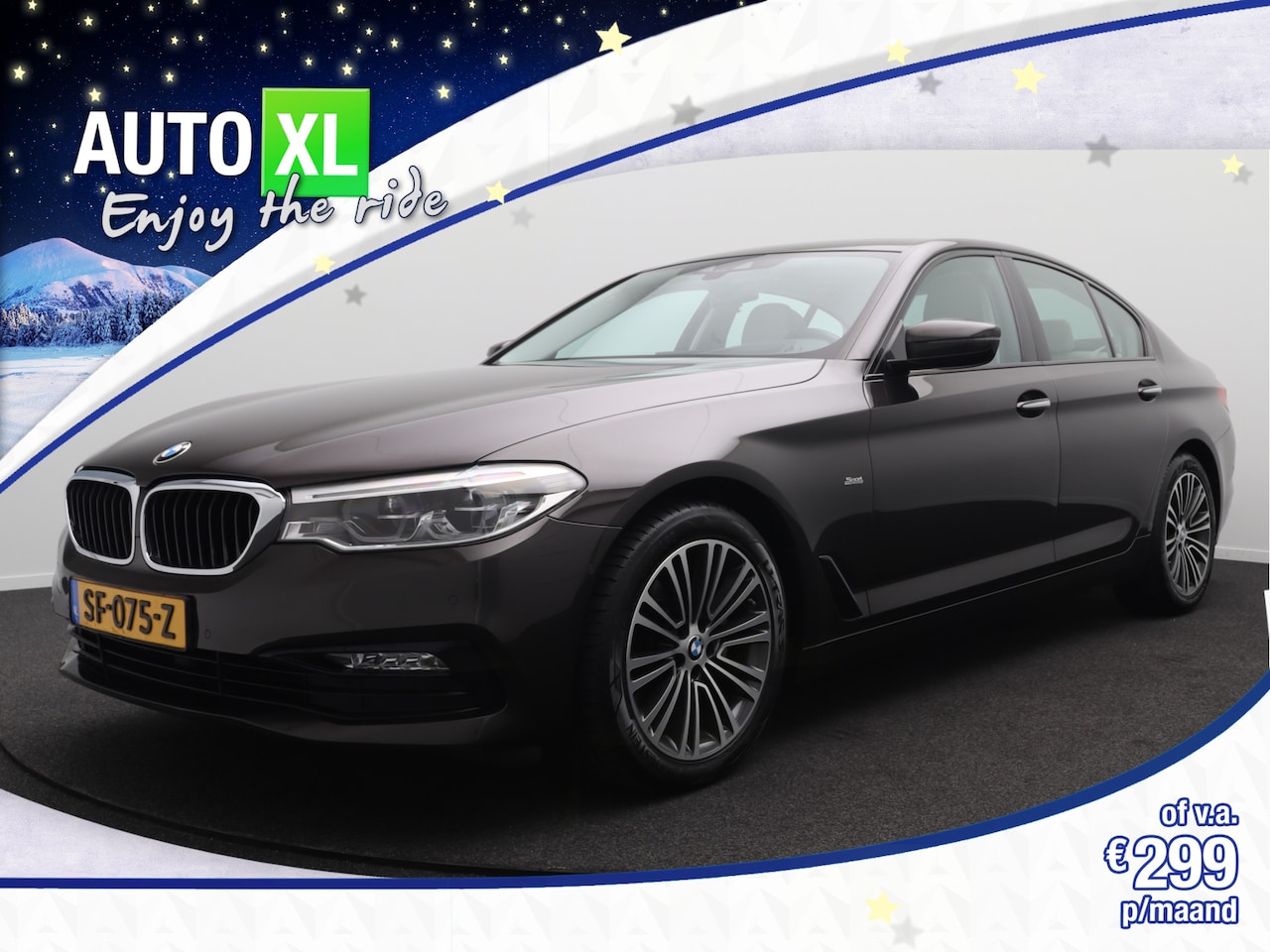 BMW 5-serie - 520i 184 PK High Exe. Head-up Display Leder Camera Stoelverw - AutoWereld.nl