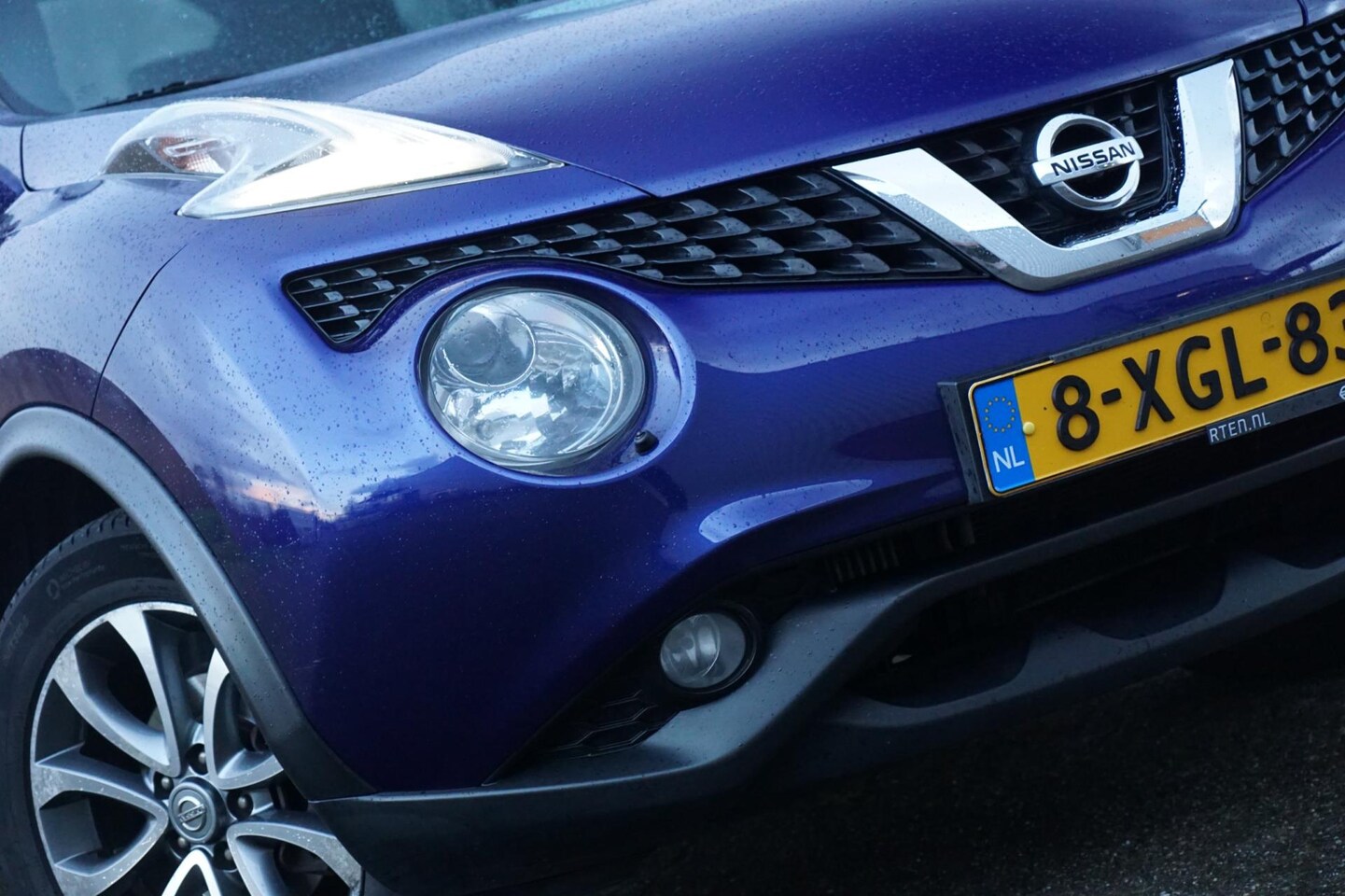 Nissan Juke - 1.2 DIG-T S/S Tekna | Ink Blue | Schuif-/Opendak/Leder/NAV/LED - Gaaf! - AutoWereld.nl