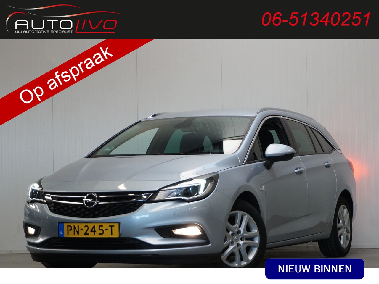 Opel Astra Sports Tourer - 1.6 CDTI Online Edition NAVI CRUISE AC APPLE PDC etc. - AutoWereld.nl