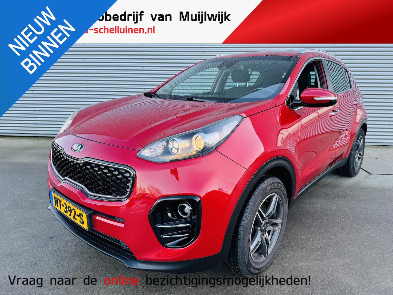 Kia Sportage - 1.6 GDI DynamicLine Nw geleverd & onderhouden | 61650 km | Trekhaak - AutoWereld.nl