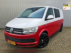 Volkswagen Transporter - 2.0 TDI DC. 6 Pers Highline LED, Automaat.Nieuwstaat