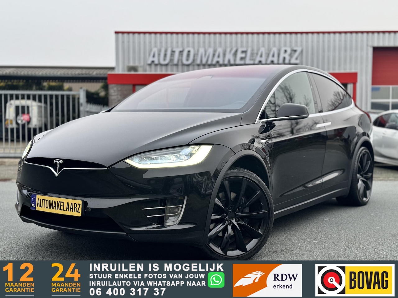 Tesla Model X - 100D NIEUWE ACCU|22INCH|4WD|GARANTIE|LUCHTVERING - AutoWereld.nl