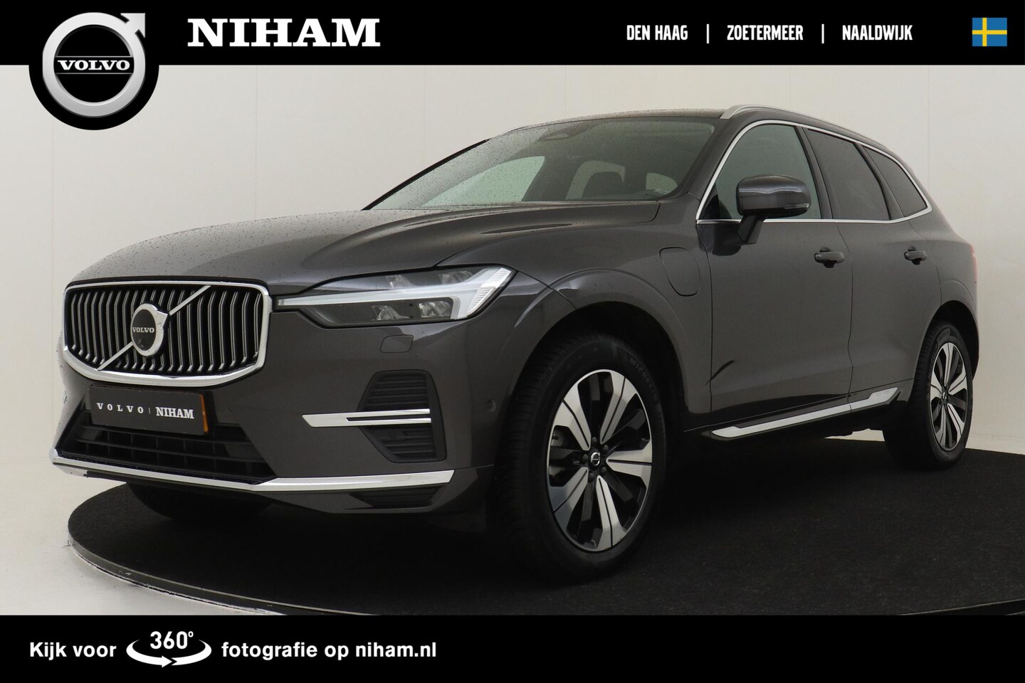 Volvo XC60 - T8 RECHARGE AWD PLUS BRIGHT -PANO.DAK|HK-AUDIO|360°CAM|TREKHAAK|ADAP.LED - AutoWereld.nl