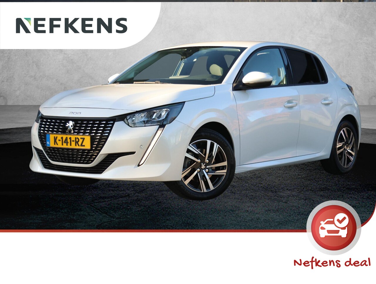 Peugeot 208 - 1.2 100PK Blue Lease Allure (GOED Onderhouden!/10"scherm/16'LMV/Cruise/FULL LED/AppleCarPl - AutoWereld.nl