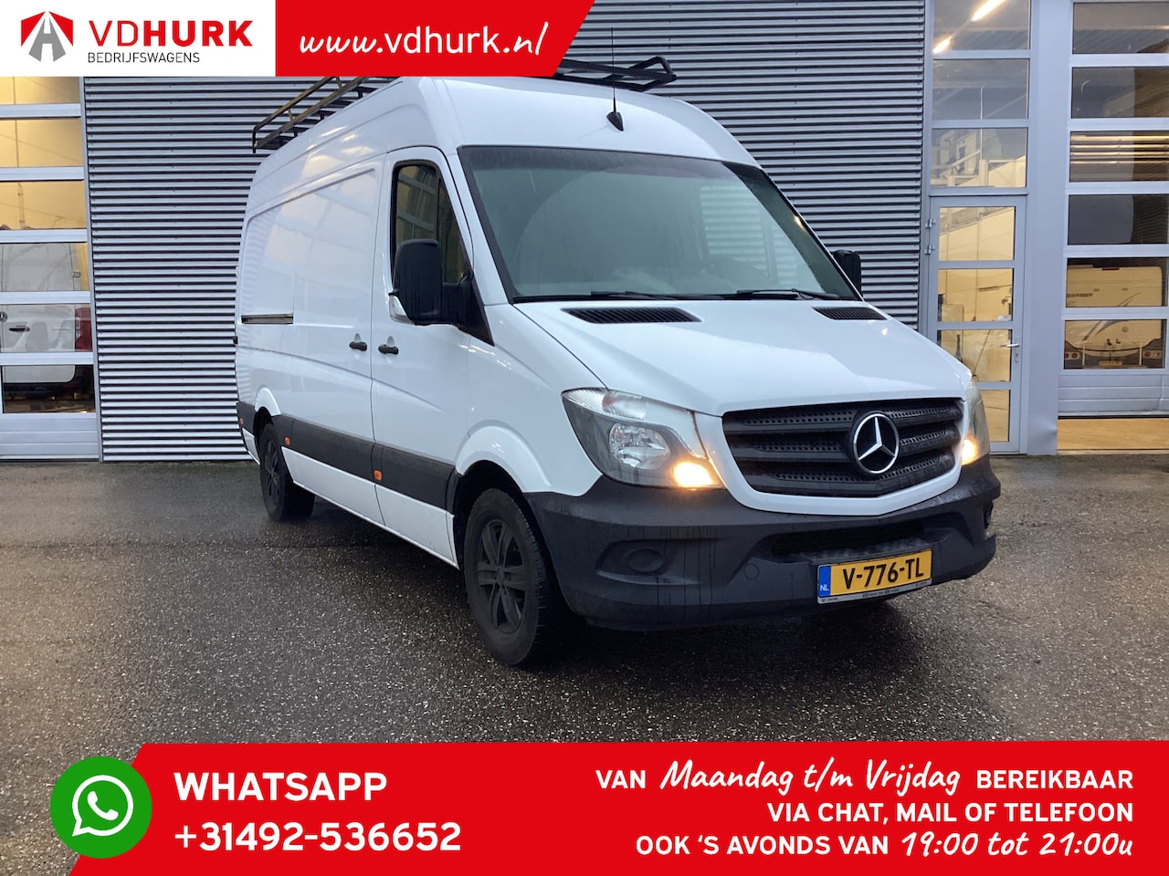 Mercedes-Benz Sprinter - 314 2.2 CDI L2H2 E6 2.8t Trekverm./ 270Gr.Deuren/ Imperiaal/ LMV/ Camera/ Airco/ Trekhaak - AutoWereld.nl