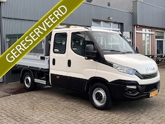 Iveco Daily - 35S12D 2.3 345 6 persoons 3500kg trekgewicht Airco Euro 6 Pick-up Open laadbak Bakwagen 1e