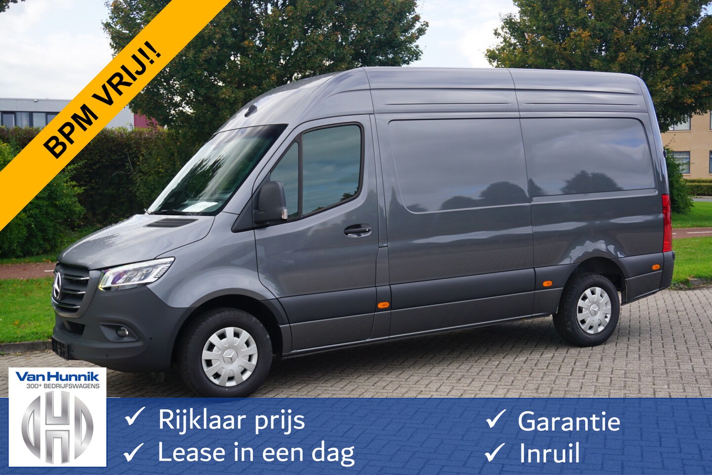 Mercedes-Benz Sprinter - 317CDI Pro L2H2 BPM VRIJ!! 10.25" Mbux Navi, Cam, Gev. Stoel, 3.5T Trekhaak, LED!! NR. 324 - AutoWereld.nl