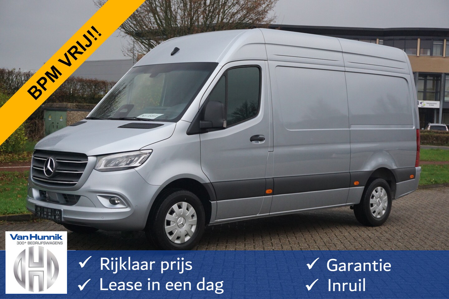 Mercedes-Benz Sprinter - 317CDI Pro L2H2 BPM VRIJ!! 10.25" Mbux Navi, Cam, Gev. Stoel, 3.5T Trekhaak, LED!! NR. 732 - AutoWereld.nl