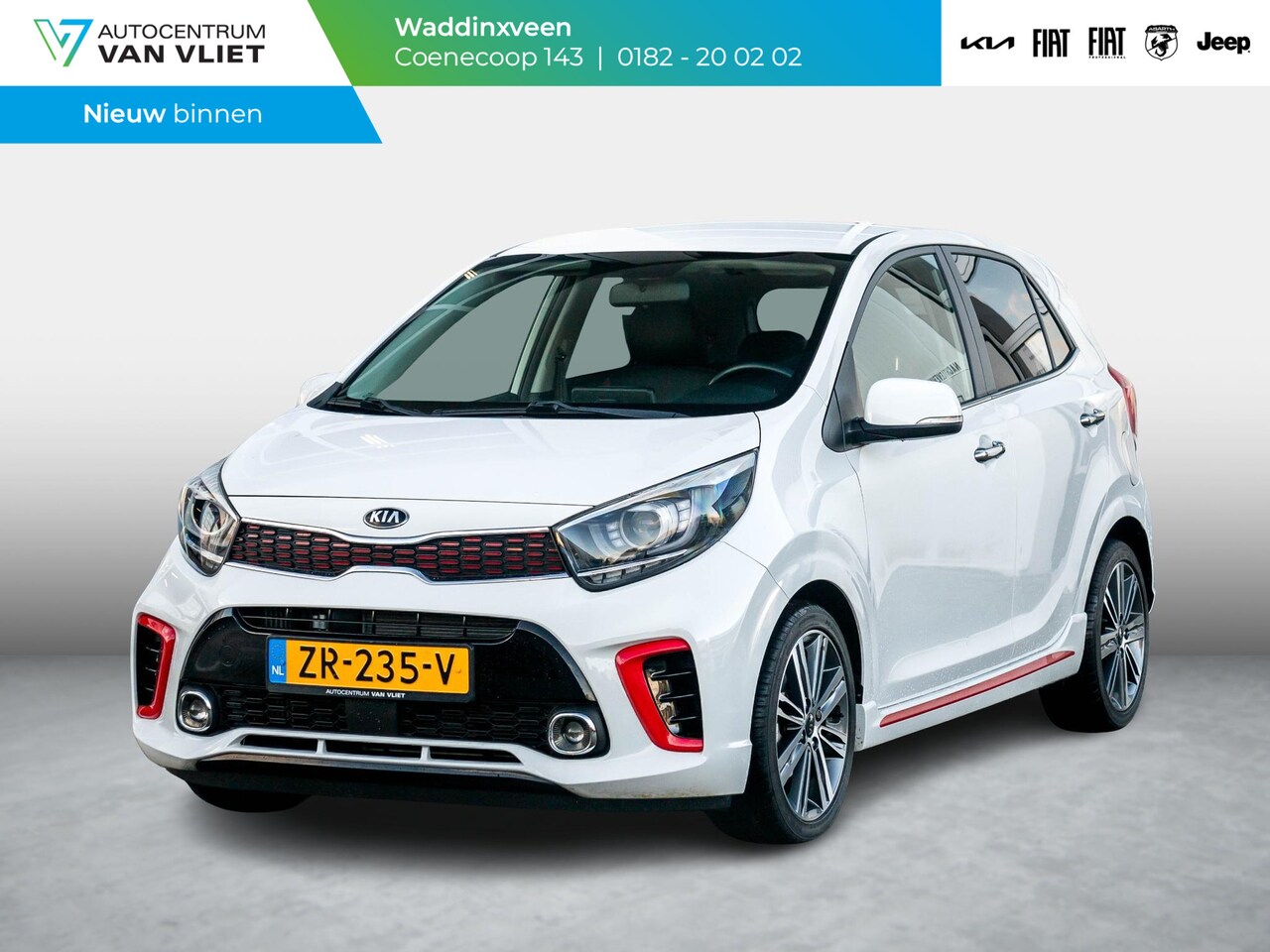 Kia Picanto - 1.0 T-GDI GT-Line | 100 PK | stoel stuurwiel verwarming l  Lage km stand - AutoWereld.nl