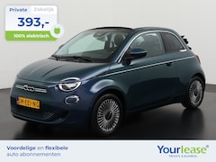 Fiat 500e - Cabrio 42 kWh | All-in 393, - Private Lease | Zondag Open