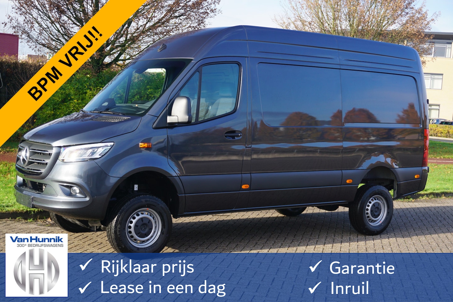 Mercedes-Benz Sprinter - 319CDI L2H2 4x4 BPM VRIJ!! LED, 10.25" Mbux, Camera, Distronic, Gev Stoel!! NR. 601 - AutoWereld.nl