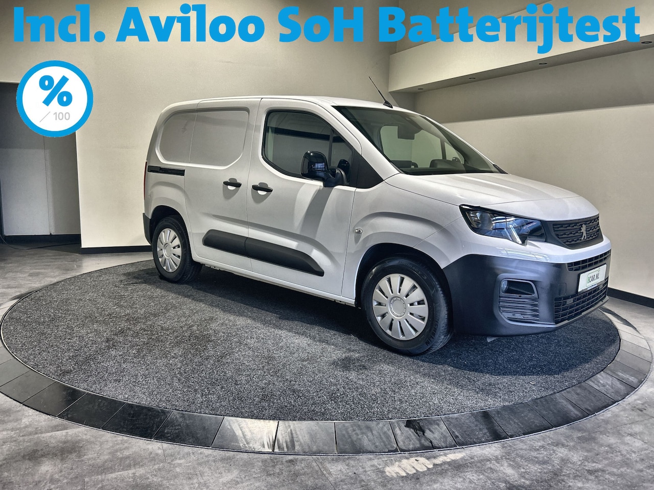 Peugeot e-Partner - Asphalt 50 kWh | Navigatie | Airco | 3-Fasen SoH (batterijcheck) 87,69% score! - AutoWereld.nl