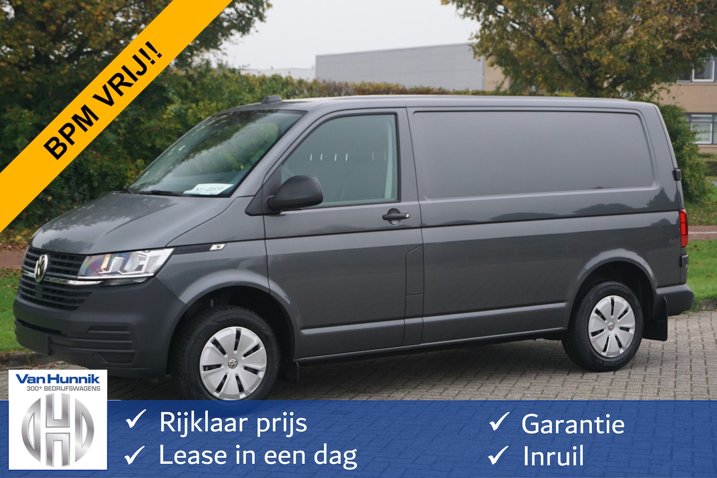 Volkswagen Transporter - T6.1 2.0TDI 110PK BPM VRIJ!! Navi, Airco, Cruise, PDC, Betimmering!! NR. 457 - AutoWereld.nl