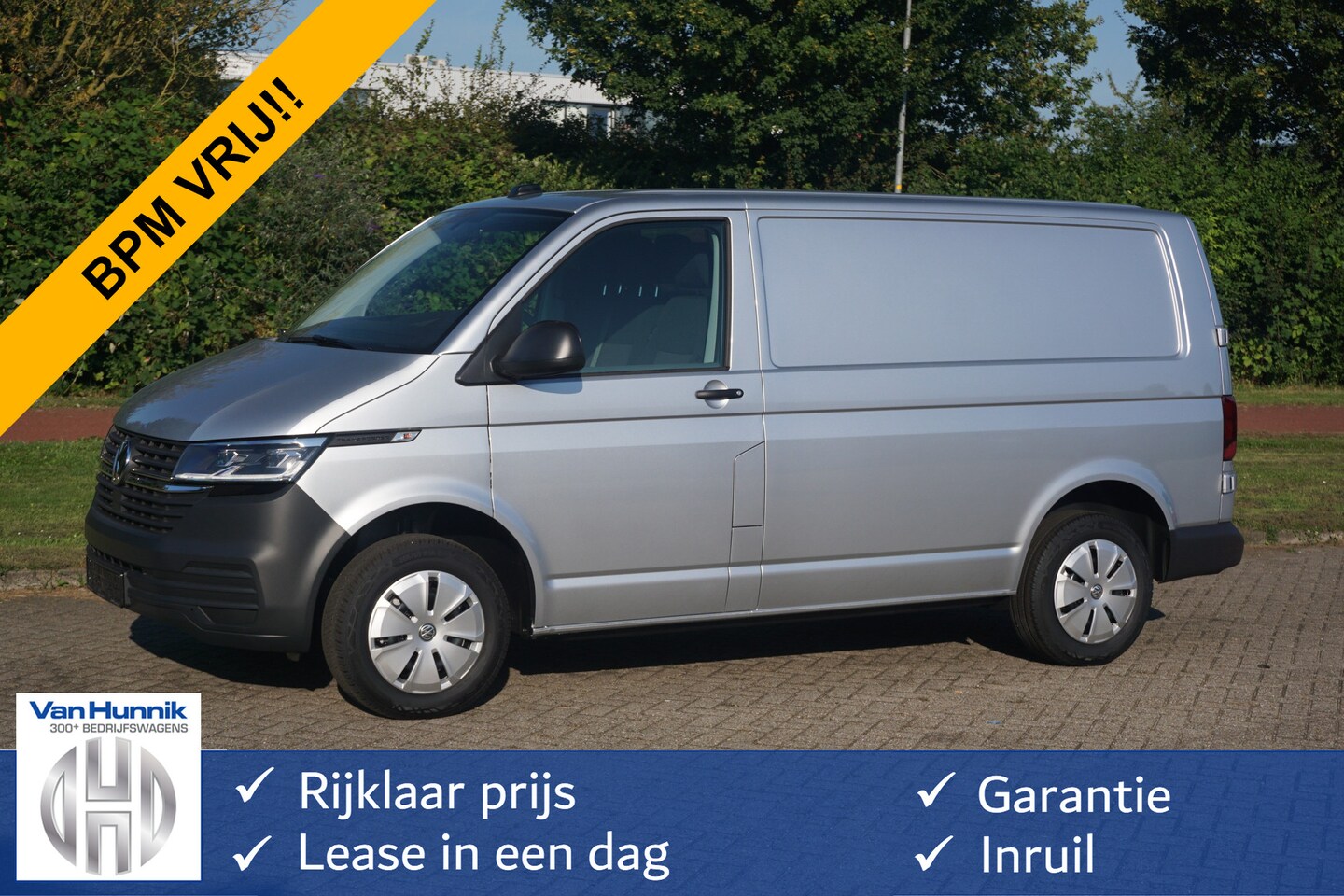 Volkswagen Transporter - T6.1 2.0TDI 150PK BPM VRIJ!! App Connect, Cruise, Airco, LED!! NR. 128 - AutoWereld.nl