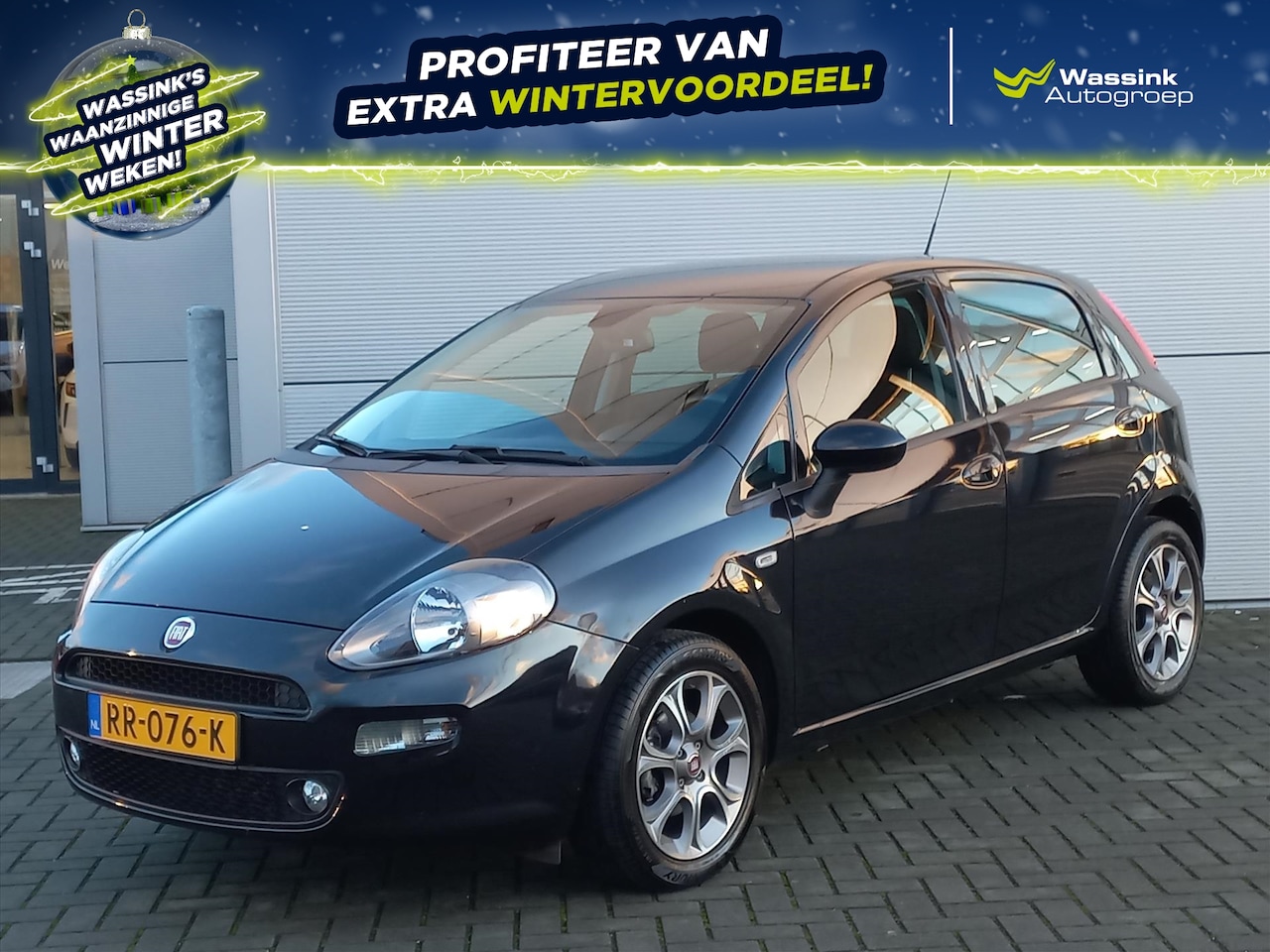 Fiat Punto - 0.9 TwinAir Turbo 100pk 5d Lounge | Climate Control | Navigatie | Lm velgen | Cruise Contr - AutoWereld.nl