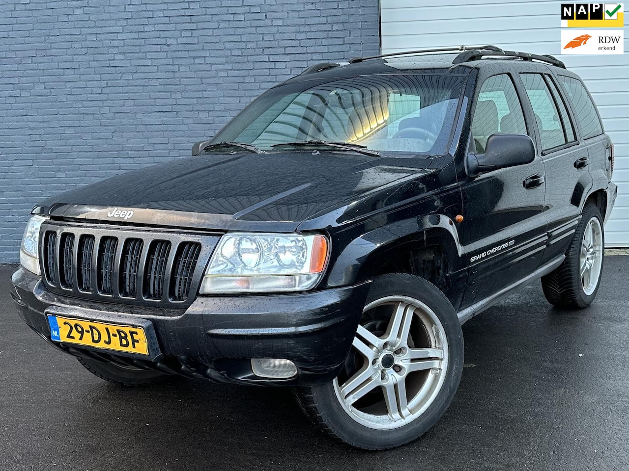 Jeep Grand Cherokee - 4.7i V8 Limited 2DEEIG/NWEAPK/OPENDAK/LMV - AutoWereld.nl