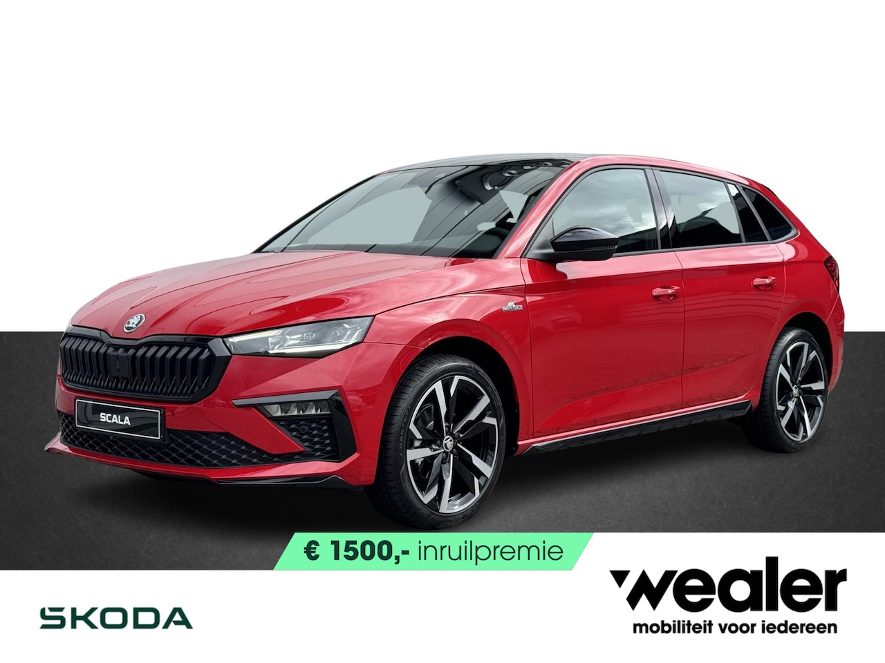 Skoda Scala - Monte Carlo 1.0 TSI 115 pk TSI Panoramadak | Navigatie | Camera | Apple Carplay/Android Au - AutoWereld.nl