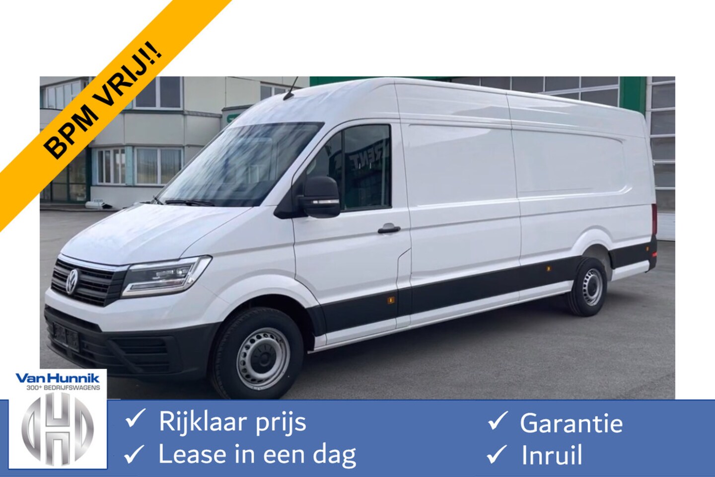 Volkswagen Crafter - 35 177PK L5H3 AUT Facelift BPM VRIJ!! 13" Navi, Camera, Gev. Stoel, LED!! NR. T03* - AutoWereld.nl