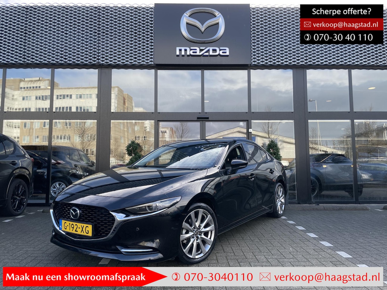 Mazda 3 - 2.0 e-SkyActiv-X M Hybrid 180 Luxury 1e Eigenaar / Dealer Onderhouden / Leder+Bose Audio - AutoWereld.nl