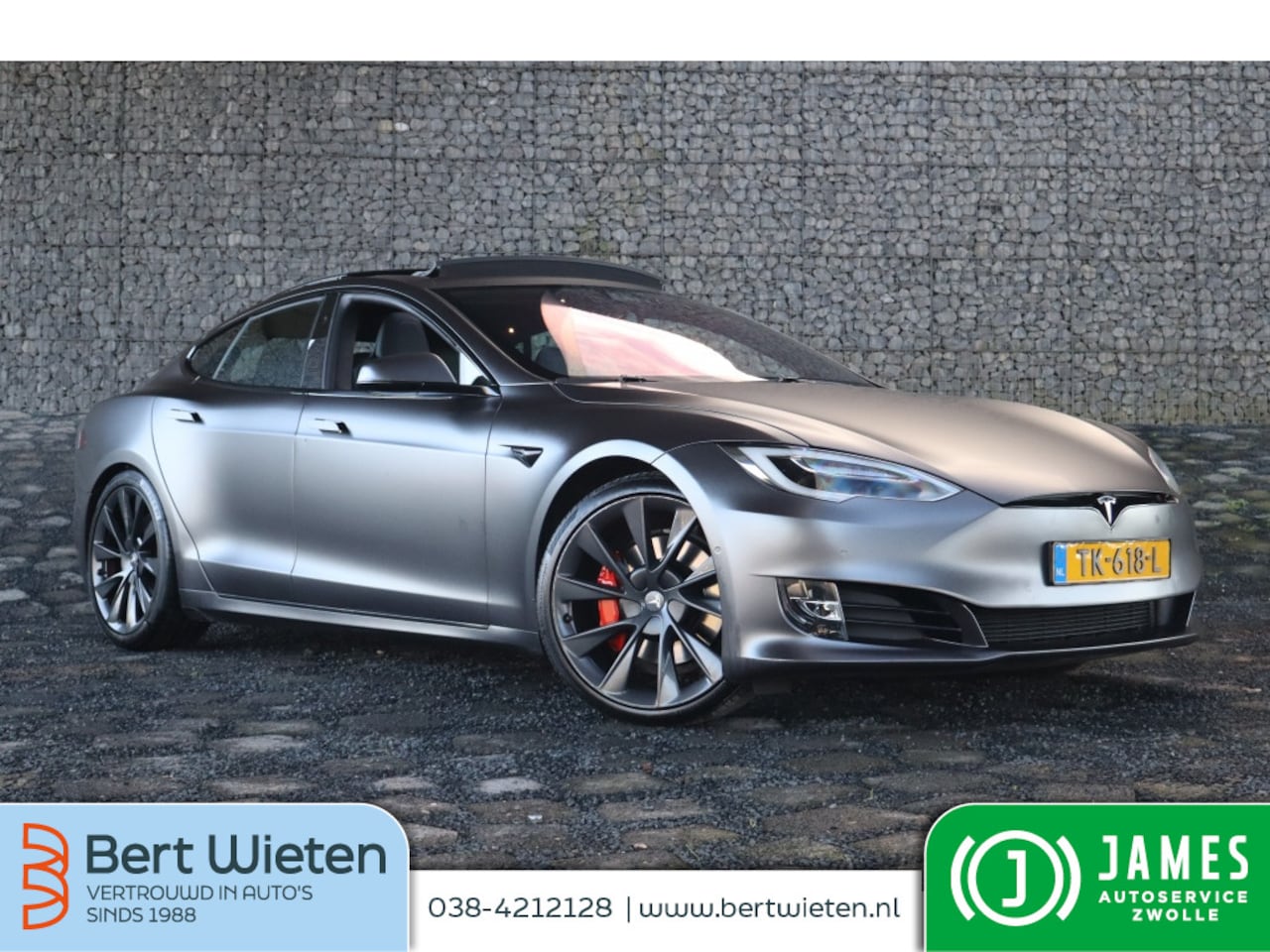 Tesla Model S - 75D | Geen import | Schuifdak | Compleet - AutoWereld.nl