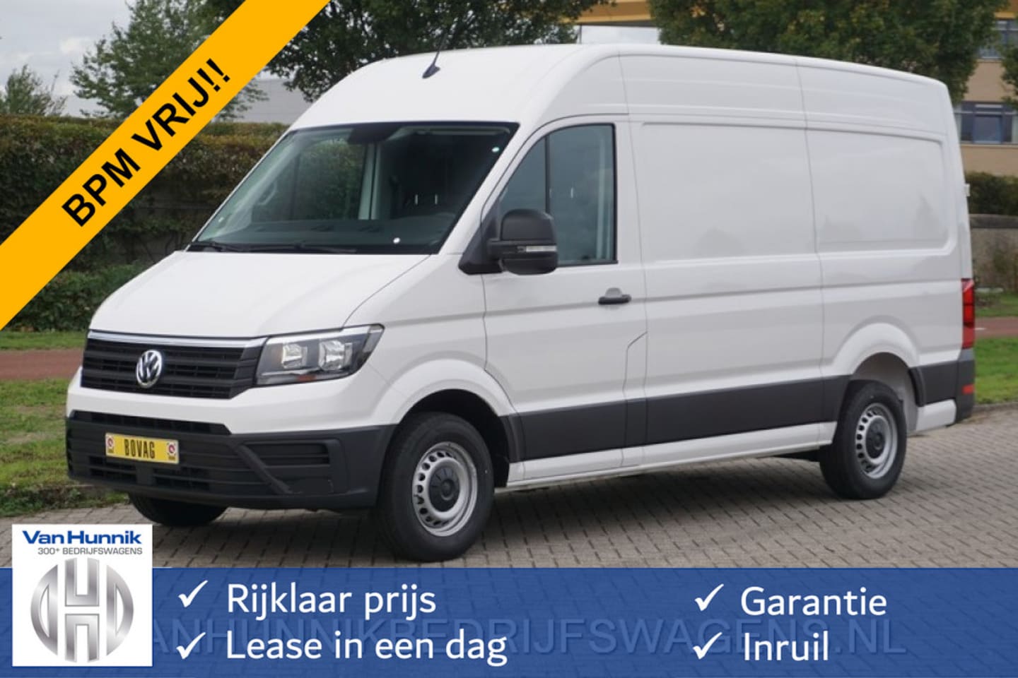 Volkswagen Crafter - 35 177PK L3H3 AUT BPM VRIJ!! Airco, Navi, Camera, Cruise, Gev. Stoel 270Gr Deur!! NR. 267 - AutoWereld.nl