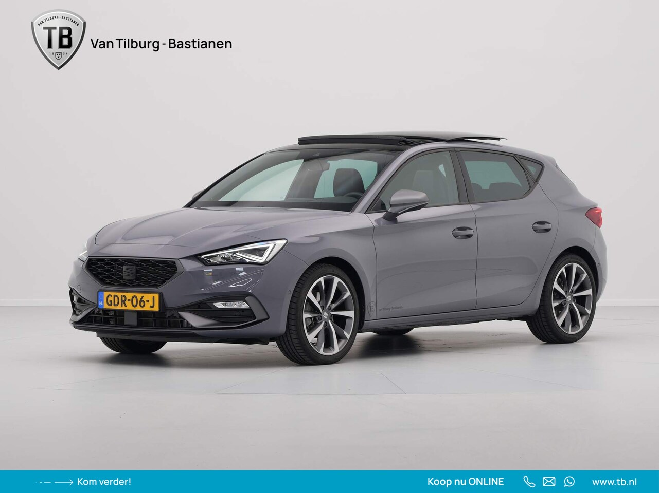 Seat Leon - 1.0 eTSI 110pk FR Business Intense Automaat Navi, Stoel/stuur verwarming, Pano, Multi Func - AutoWereld.nl