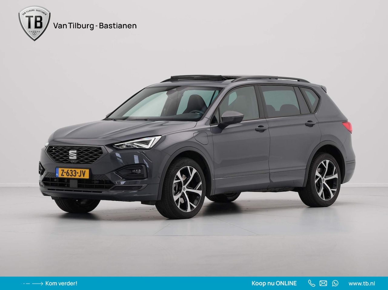 Seat Tarraco - 1.4 TSI e-Hybrid PHEV FR Business "Pano, Navi, Verwar. Stuurwiel, 360 graden camera, Trekh - AutoWereld.nl