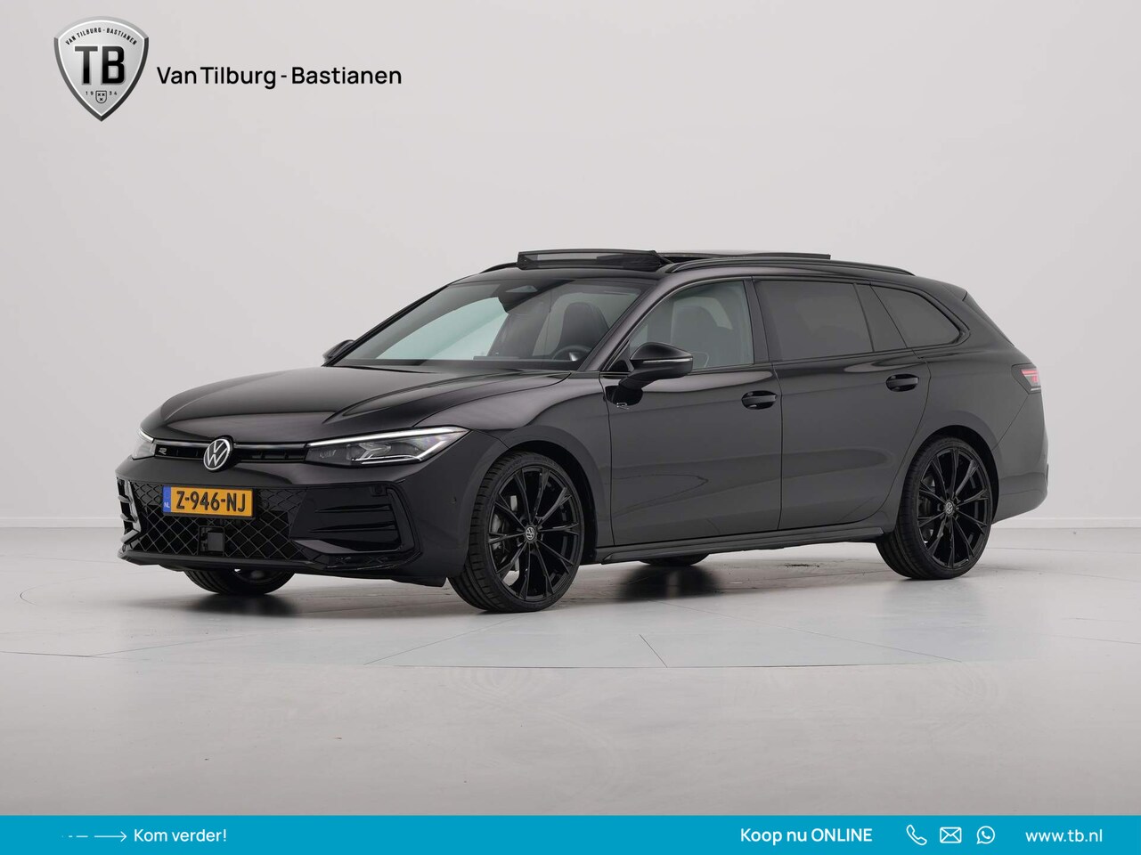 Volkswagen Passat Variant - 1.5 eTSI 150pk DSG R Line BlackStyle Panorama Navigatie Trekhaak Camera 280 - AutoWereld.nl