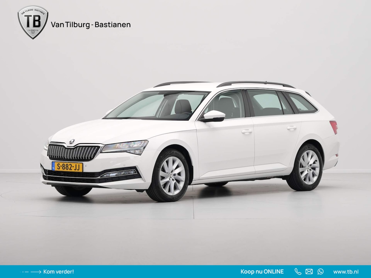 Skoda Superb Combi - 1.4 TSI iV 204pk (LET OP! Geen trekgewicht!) DSG Business Edition Plus, Navigatie Led Clim - AutoWereld.nl