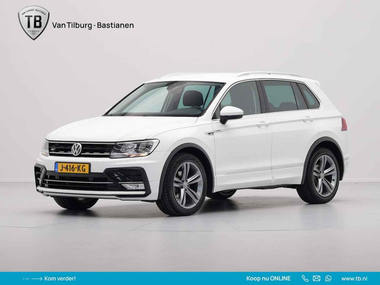 Volkswagen Tiguan - 1.4 TSI 150pk R-Line Navi via App Camera Stoelverwarming Acc 100 - AutoWereld.nl