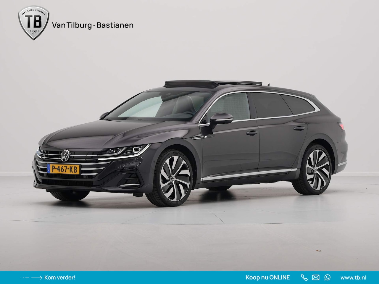 Volkswagen Arteon Shooting Brake - 1.4 TSI eHybrid R-Line Business+ Leer Panorama 360 Camera HuD 58 - AutoWereld.nl