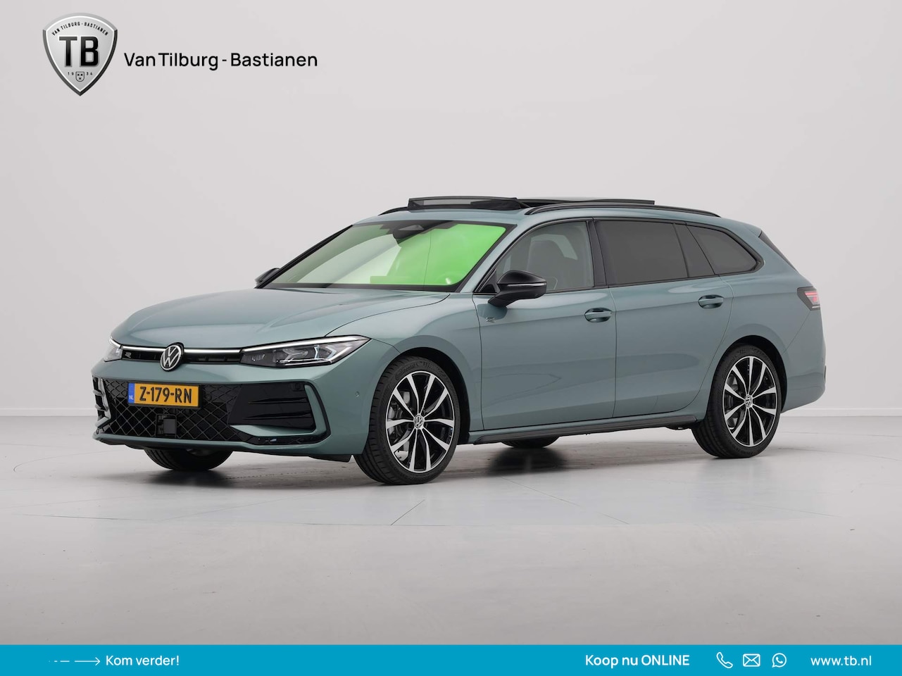 Volkswagen Passat Variant - 1.5 eTSI R-Line Business Panorama Camera DAB Stoelverwarming ErgoActive - AutoWereld.nl